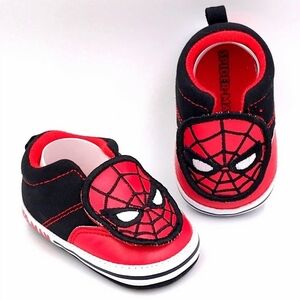 Marvel Spiderman Baby Slip On Crib Shoes Size 9-12 months NEW